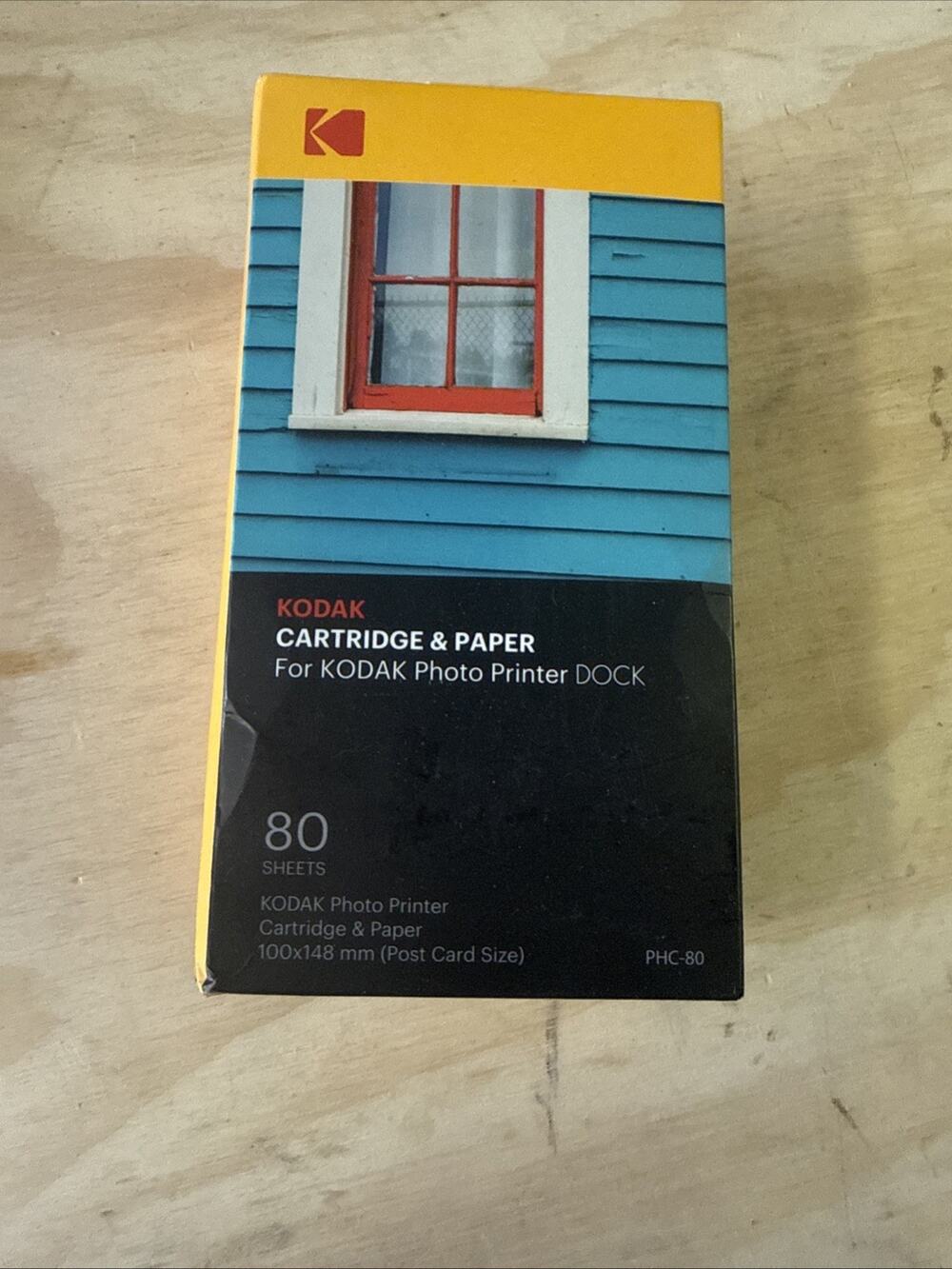 Kodak Cartridge And Paper For Kodak Printer Dock PHC-80